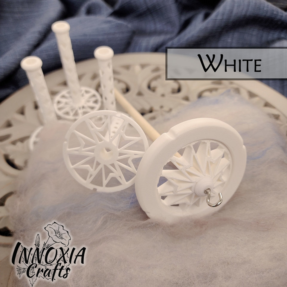 [In-Stock] White Trim Drop Spindle