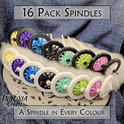 16 Pack - A Drop Spindle in Every Colour