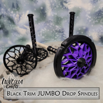[In-Stock] Black Trim JUMBO Drop Spindles