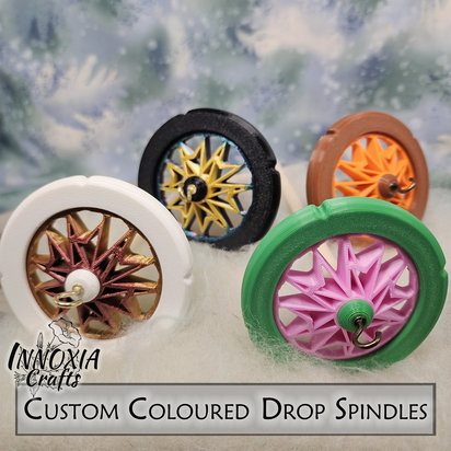 [In-Stock] Custom Coloured Drop Spindles