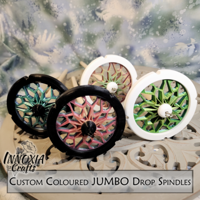 [In-Stock] Custom Coloured JUMBO Drop Spindles