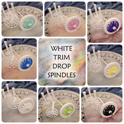 [In-Stock] White Trim Drop Spindle