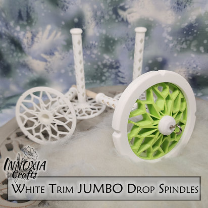 [In-Stock] White Trim JUMBO Drop Spindles